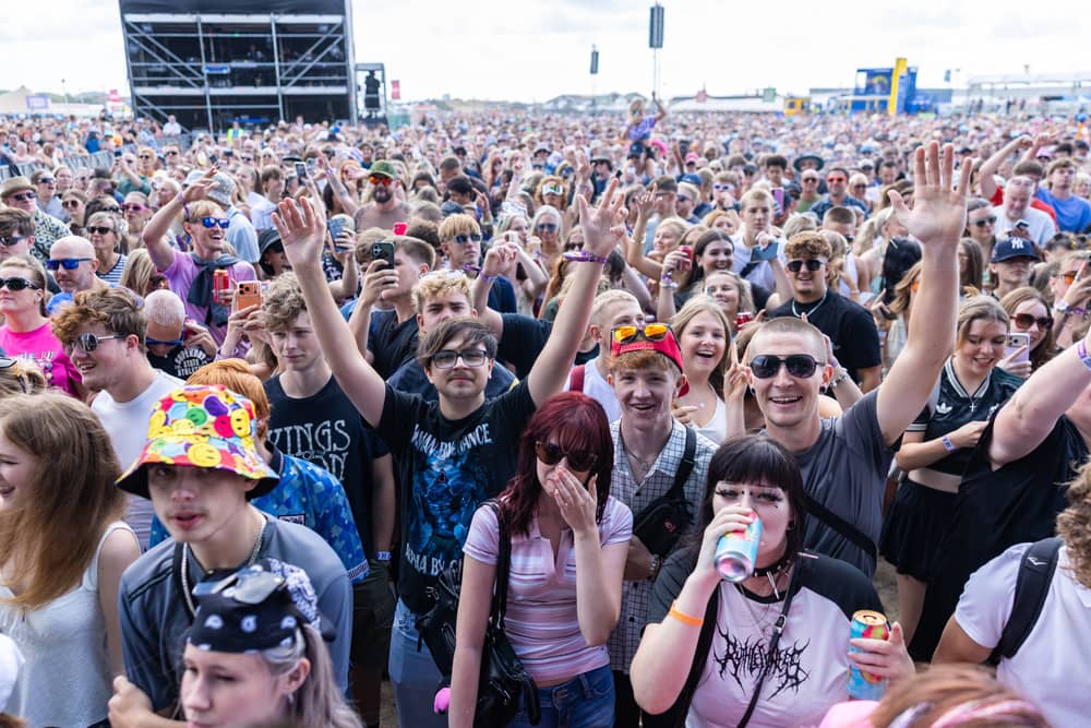 Title: Victorious 2026 Rudimental  Pictured: Rudimental crowd Picture:Marcin Jedrysiak