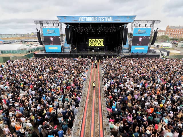 Victorious Fesitval on Southsea Common on Saturday, August 29, 2026.

Pictured is: Dizzee Rascal performing on the Common Stage.

Picture: Habibur Rahman (290826-5009)