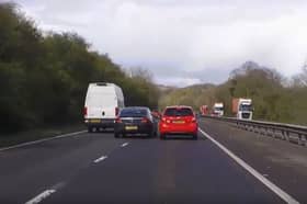 Shocking dash cam footage shows Tia Paget dangerously speeding away from police