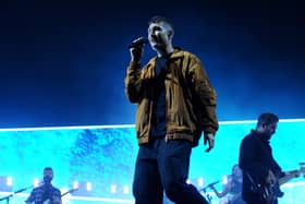 Pictured is: Bastille performing on Castle Stage.
Picture: Sarah Standing (290826-9494)