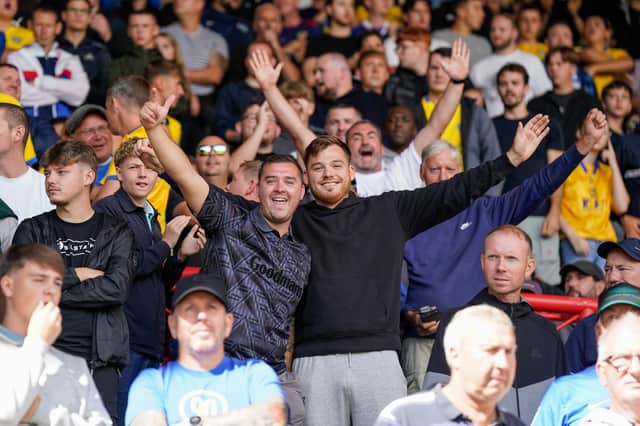 Pompey fans at Bristol City, Pic: Jason Brown