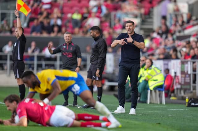 Pompey boss John Mousinho. Pic: Jason Brown