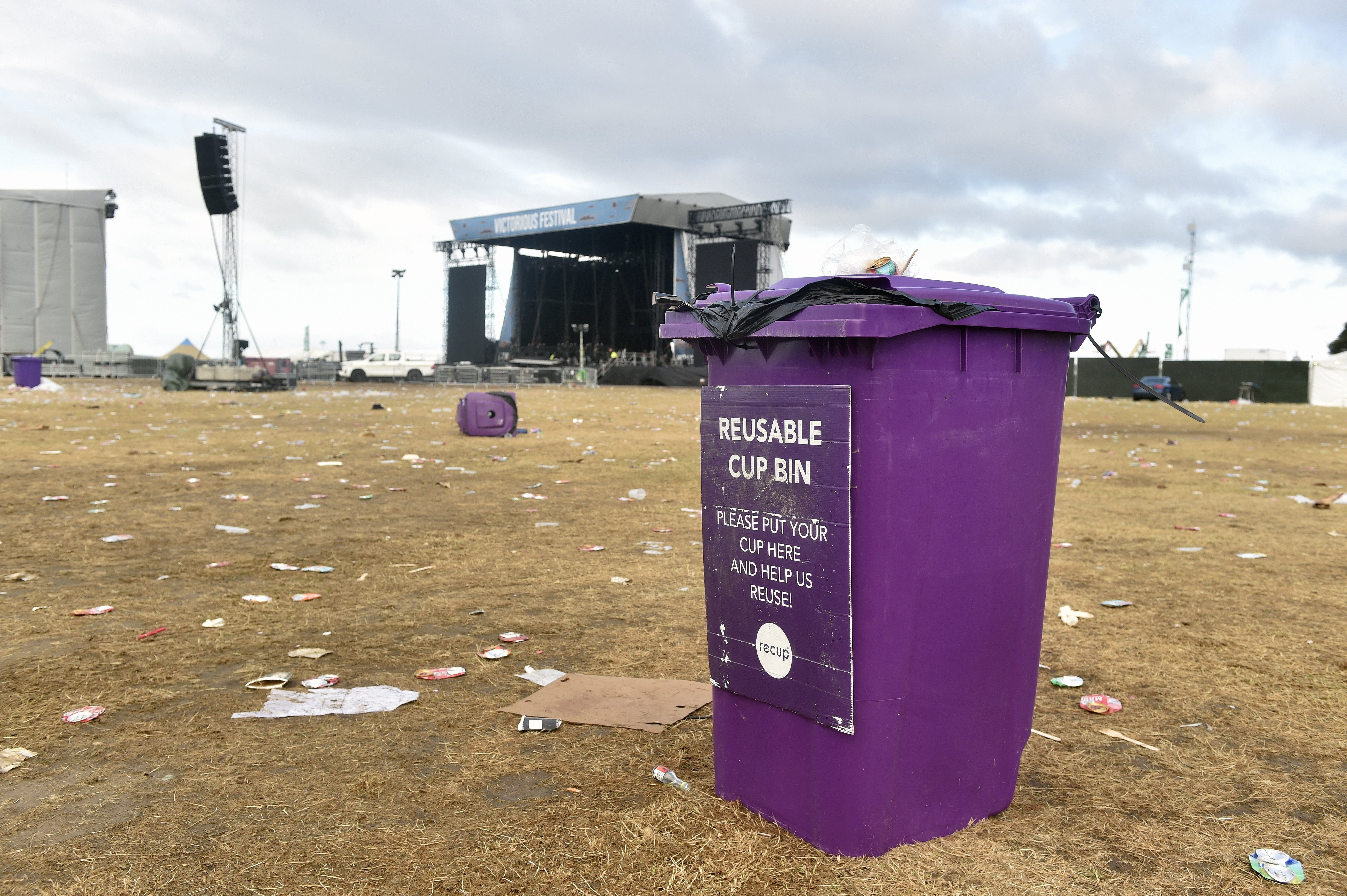 The clean up begins after 150,000 people descend on Southsea Common for Victorious Festival 2026