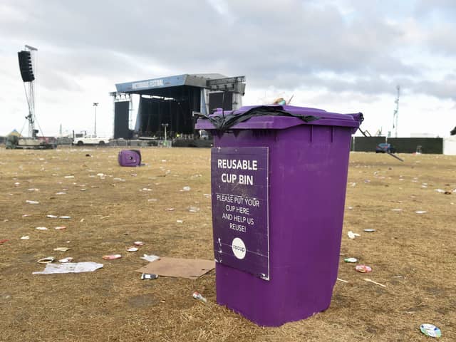 The clean up of Southsea Common has begun on Monday, August 31.