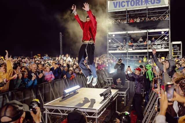 Kasabian headlined the final day of the  festival.