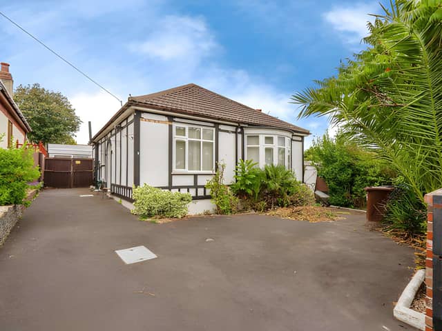 The Bridges Avenue frontage introduces a detached bungalow set on a good-sized plot with private driveway parking