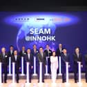 Officiating guests at the Launch Ceremony included Professor Sun Dong, Secretary for Innovation, Technology and Industry