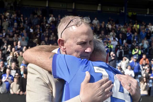 A charity match was held between Pompey Legends v Alan Knight Celebrity XI at Fratton Park in May 2025. Picture: Sarah Standing (050525-2868)
