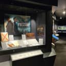 Film props from the new movie Pressure are being displayed at The D-Day Story museum in Southsea.
