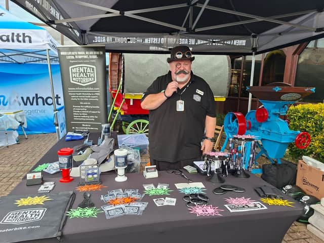 Mental Health Motorbike attend events all over Hampshire