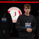 Portsmouth midfielder Eoin Kenny (32) during the EFL Championship match between Bristol City and Portsmouth at Ashton Gate Stadium, Bristol, England on 29th August 2026