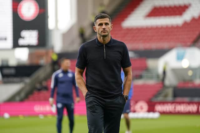 John Mousinho must decide who will be the final player to leave out of his 25-man Football League squad. Picture: Jason Brown