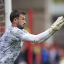 Pompey goalkeeper Daniel Bielica 