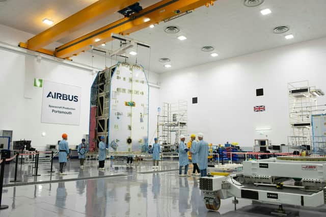 A large investment is being made into the facilities at Airbus in Anchorage Park, Portsmouth.