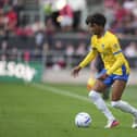 Portsmouth midfielder Harvey Blair (34) during the EFL Championship match between Bristol City and Portsmouth at Ashton Gate Stadium, Bristol, England on 29th August 2026