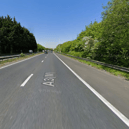 Emergency resurfacing works needed on A3 northbound after van bursts into flames.