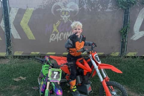 Boycie took a shine to motocross