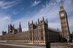 The Palace of Westminster, which contains the House of Commons and the House of Lords