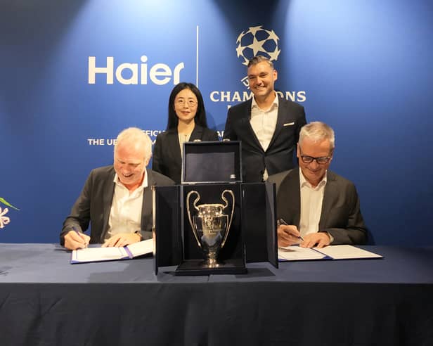 Haier has announced a major four-year global partnership with UEFA Champions League, in a move set to bring the world of elite football even closer to consumers.