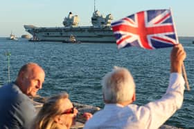 HMS Queen Elizabeth sailed out of Portsmouth on Saturday, September 6 as it begins three months of  intensive training and operations.