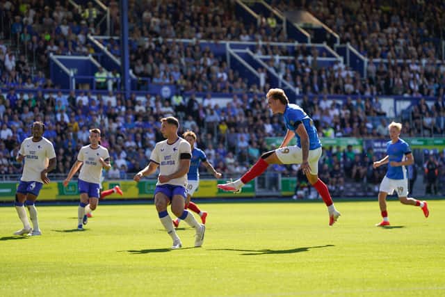 Marko Milovanovic was handed his longest appearance in a Pompey shirt - 69 minutes - during the 2-0 win against Cardiff. Picture: Jason Brown