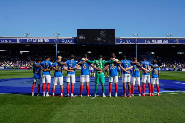 On the day Pompey paid tribute to Alan Knight, John Mousinho's men collected their first Fratton Park win of the season. Picture: Jason Brown