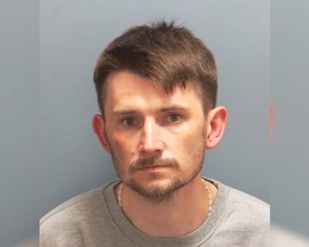 Kieran Dromnes, 33 from Fyning Street, Landport, tried to flee on foot when officers found him trying to start a fire at a petrol station.