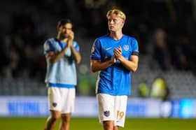 Pompey's Rocco Shein. Pic: Jason Brown