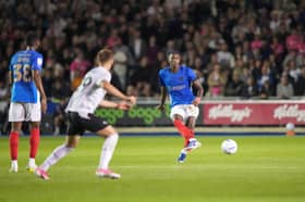 Madiodio Dia was dropped from Pompey's squad against Cardiff - having their previous match. Picture: Jason Brown