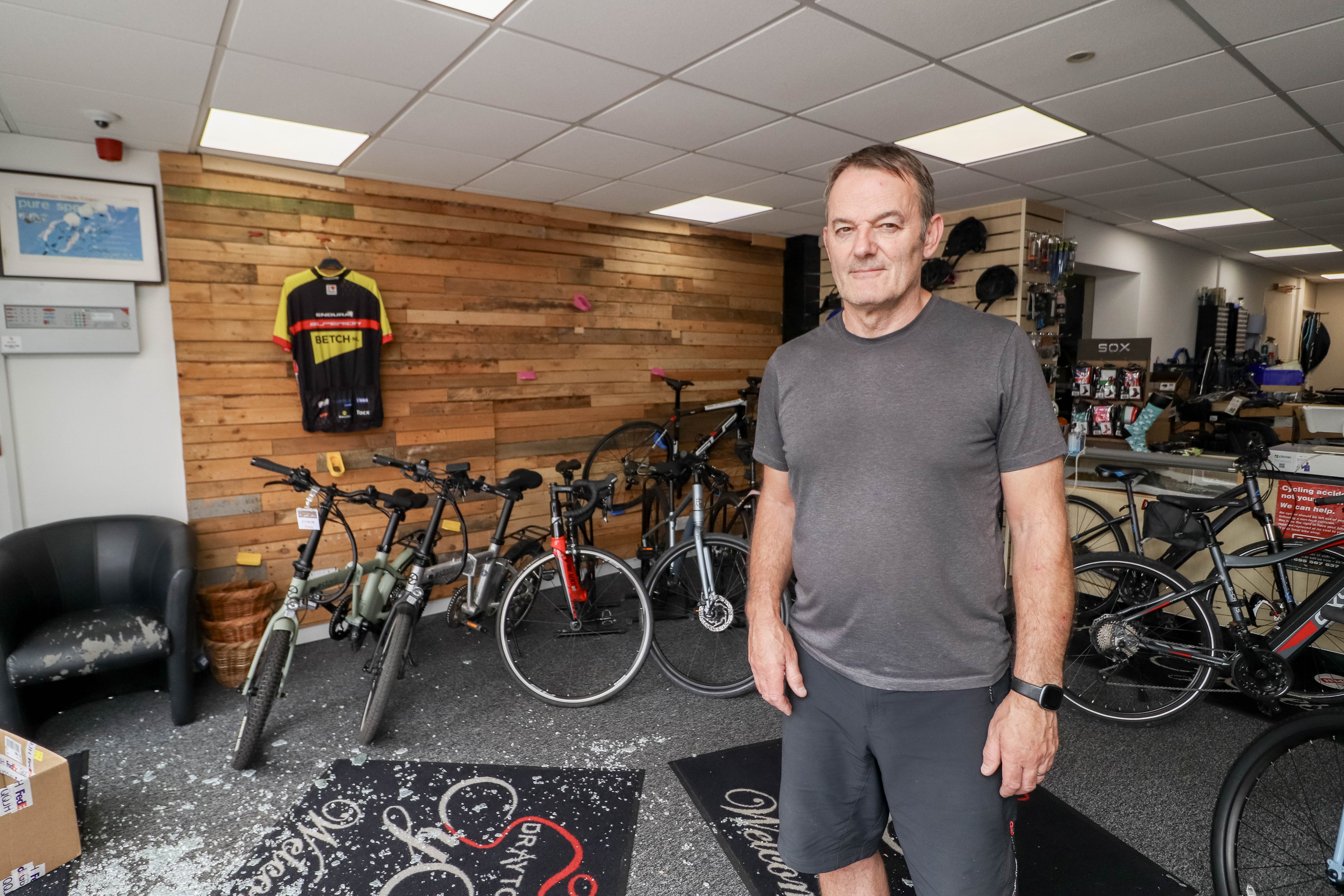 'I'm absolutely gutted': Owner of Drayton Cycles devastated after £15,000 worth of bikes stolen