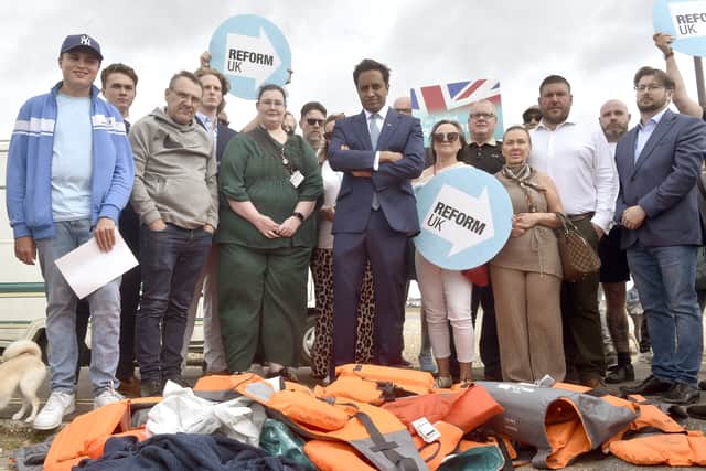 Zia Yusuf, Reform UK's spokesperson for home affairs, visited Ferry Road, Eastney, on Monday, September 7, 2026.
Picture: Sarah Standing (070926-7097)