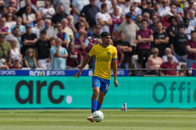 Luke Le Roux made 17 appearances for Pompey after joining in July 2025. Picture: Jason Brown