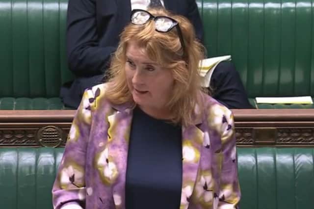 Sarah Jones MP, The Minister of State, speaking on the protest in Portsmouth.