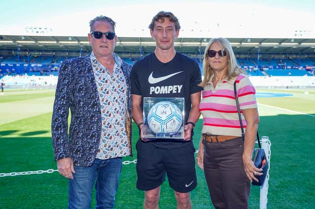 Jacob Farrell was at Fratton Park on Saturday to watch Pompey's 2-0 win over Cardiff. Picture: Jason Brown
