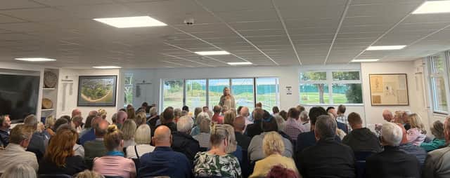 Residents at a public meeting in Gosport over the Haslar IRC