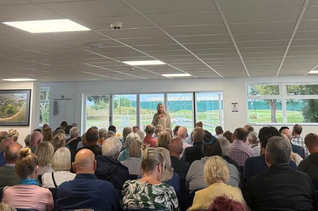 Residents at a public meeting in Gosport over the Haslar IRC