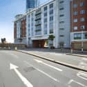 This second-floor studio sits in the heart of Gunwharf Quays, offering a low-maintenance base in a sought-after waterfront development