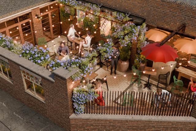 Proposed Sir John Baker courtyard