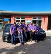 Car with the Portsmouth hospital trust's PD team