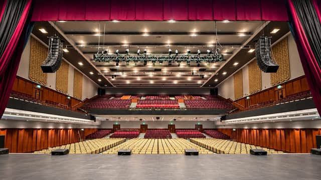The renovated auditorium at Portsmouth Guildhall