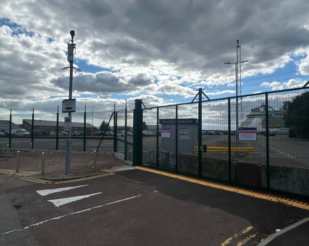 The former Leisure World site in West Quay Road, Southampton, which is being used as car parking for cruise passengers. Picture; LDRS