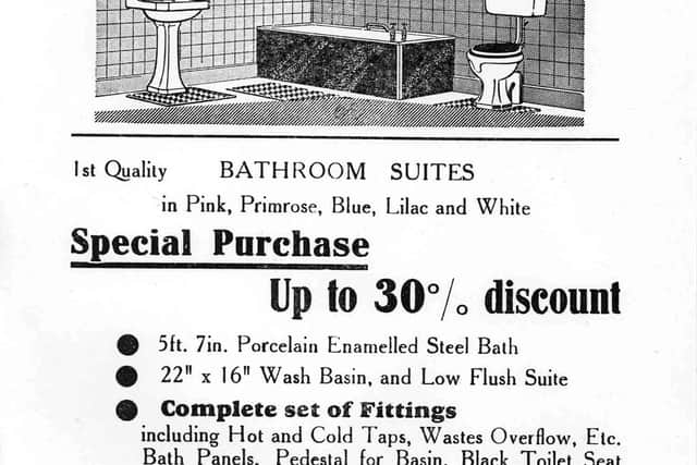 An advert from Boxalls from the 1960s