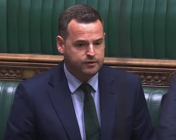 Paul Holmes MP speaking in the House of Commons on September 10