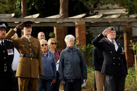 To mark the 25th anniversary of the 9/11 terrorist attacks a commemorative service was held in the Rose Garden in Southsea