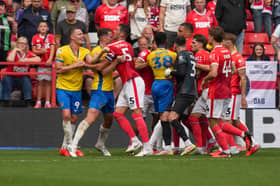Pompey and Charlton shared a goalless draw at The Valley. Picture: Jason Brown