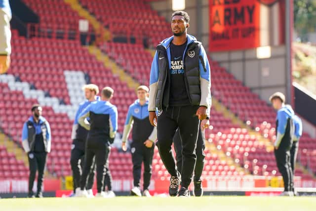 Tyrese Shade has been playing on the left wing for Pompey since his deadline day arrival from Burton. Picture: Jason Brown
