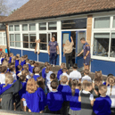 Denmead Infant School has celebrated the grand opening of its brand new library. 