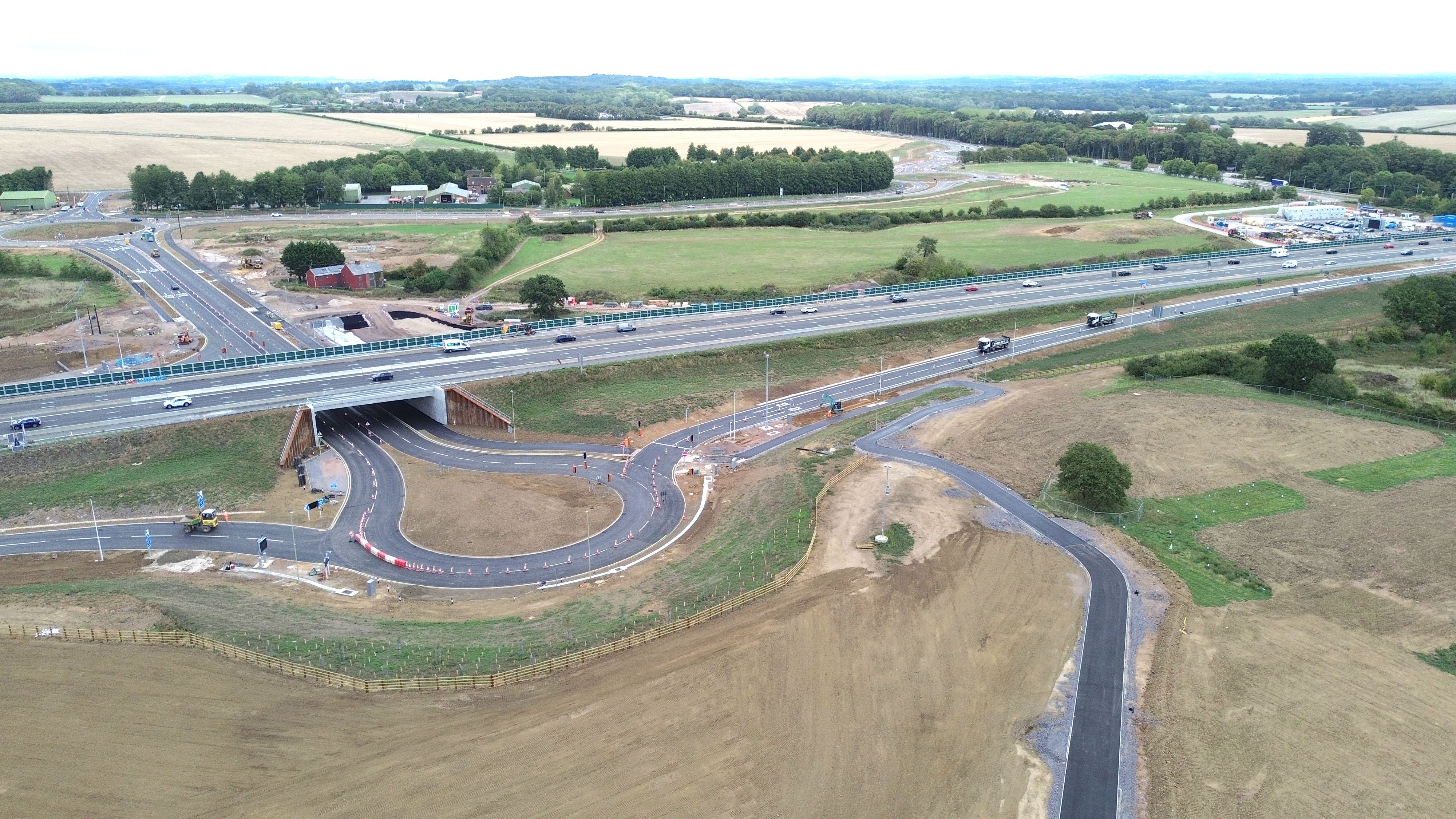 First phase of new-look £100m junction 10 of M27 opens to the public with the rest to follow soon - in pictures