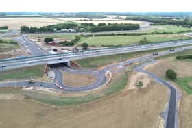newly-opened M27 junction 10 in use on Monday 14th September 2026



Pictured: Route into Junction 10, westbound from the air



Picture: Habibur Rahman

