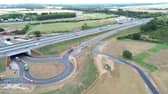 newly-opened M27 junction 10 in use on Monday 14th September 2026



Pictured: Route into Junction 10, westbound from the air



Picture: Habibur Rahman

